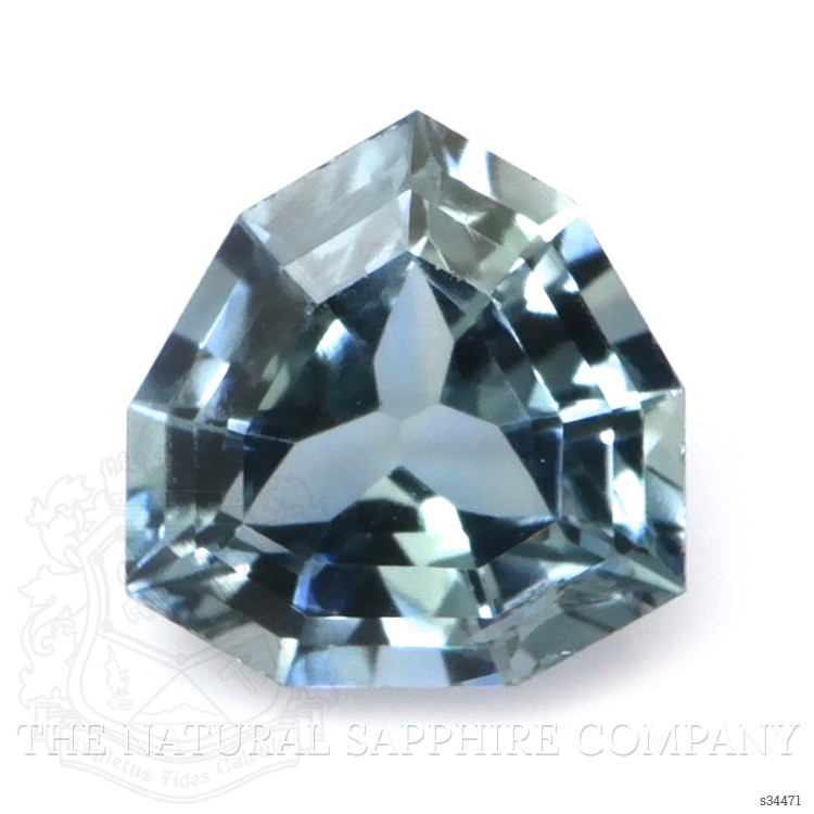 0.73 Ct. Greenish Blue Sapphire from Madagascar