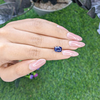3.04 Ct. Blue Sapphire from Tanzania Life Style