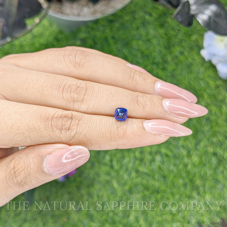 1.31 Ct. Blue Cabochon Sapphire from Tanzania
