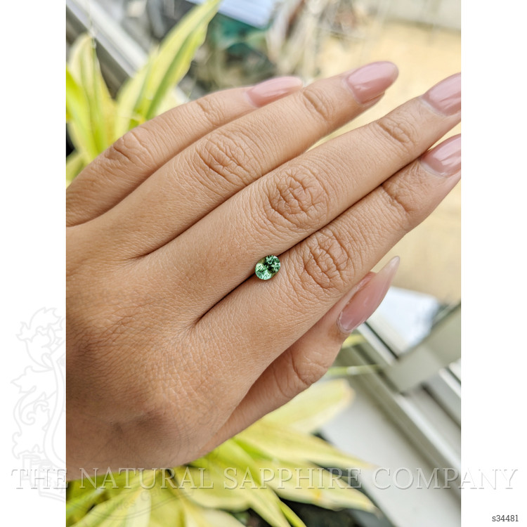 0.84 Ct. Yellowish Green Sapphire from Madagascar