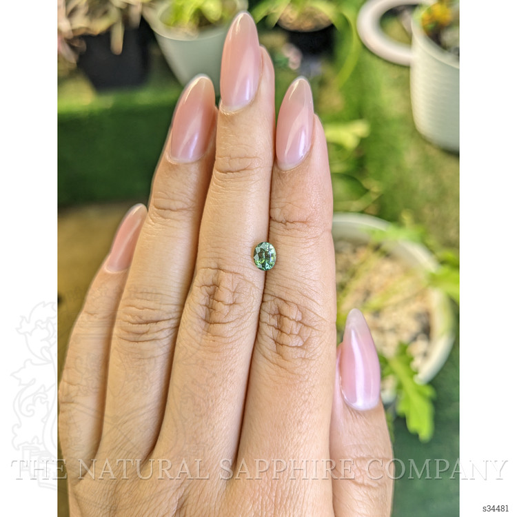 0.84 Ct. Yellowish Green Sapphire from Madagascar