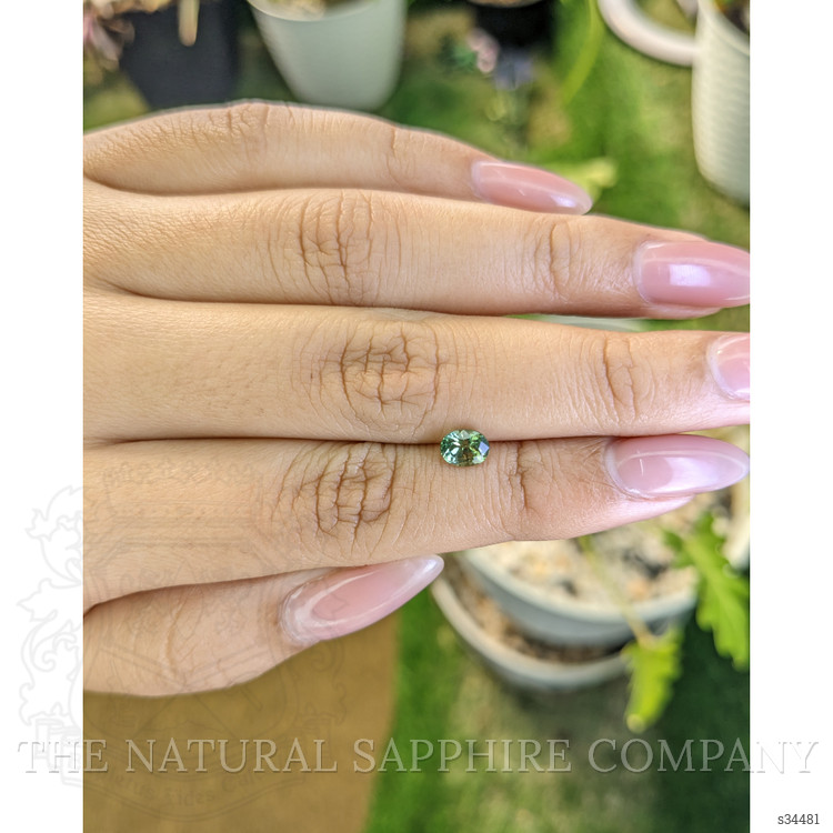 0.84 Ct. Yellowish Green Sapphire from Madagascar