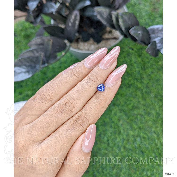 0.72 Ct. Blue Sapphire from Tanzania
