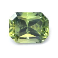 0.80 Ct. Yellowish Green Sapphire from Madagascar Video