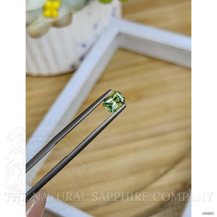 0.80 Ct. Yellowish Green Sapphire from Madagascar