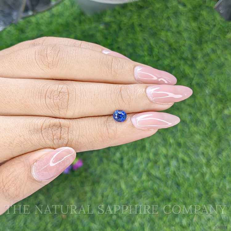 0.85 Ct. Blue Sapphire from Tanzania