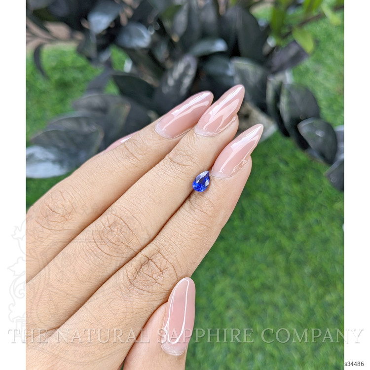 0.75 Ct. Blue Sapphire from Tanzania