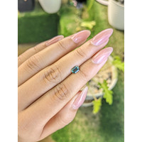 0.68 Ct. Bi Color Sapphire from Madagascar Life Style