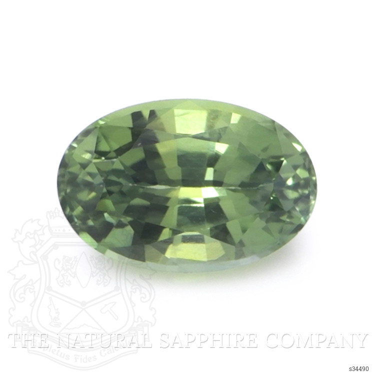0.61 Ct. Yellowish Green Sapphire from Madagascar