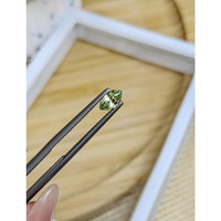 0.55 Ct. Yellowish Green Sapphire from Madagascar Life Style