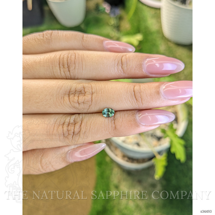 0.65 Ct. Green Sapphire from Madagascar