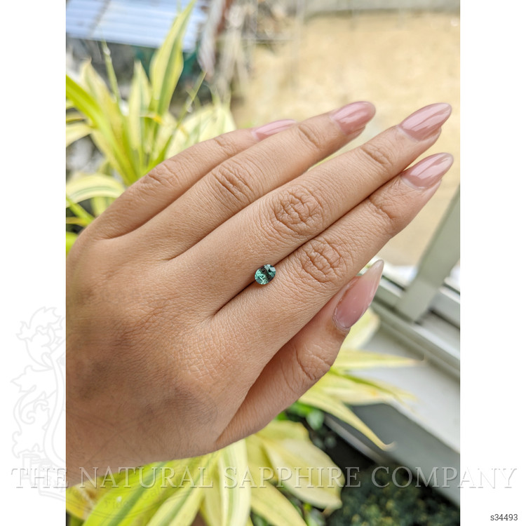 0.65 Ct. Green Sapphire from Madagascar