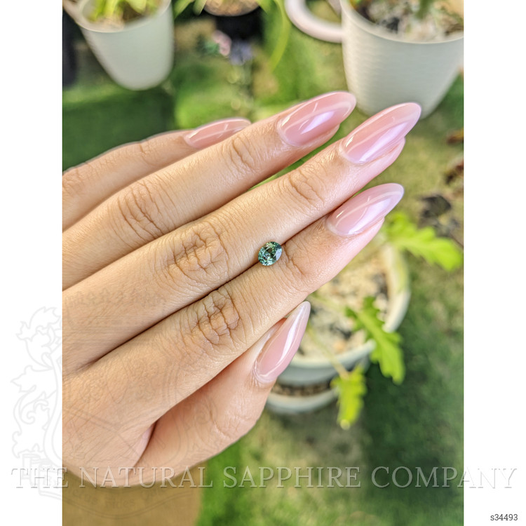 0.65 Ct. Green Sapphire from Madagascar