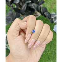 0.85 Ct. Blue Sapphire from Tanzania Life Style