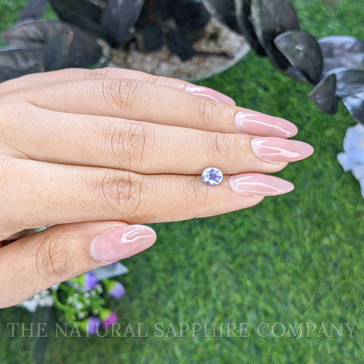 0.91 Ct. Blue Sapphire from Tanzania