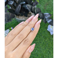 0.91 Ct. Blue Sapphire from Tanzania Life Style