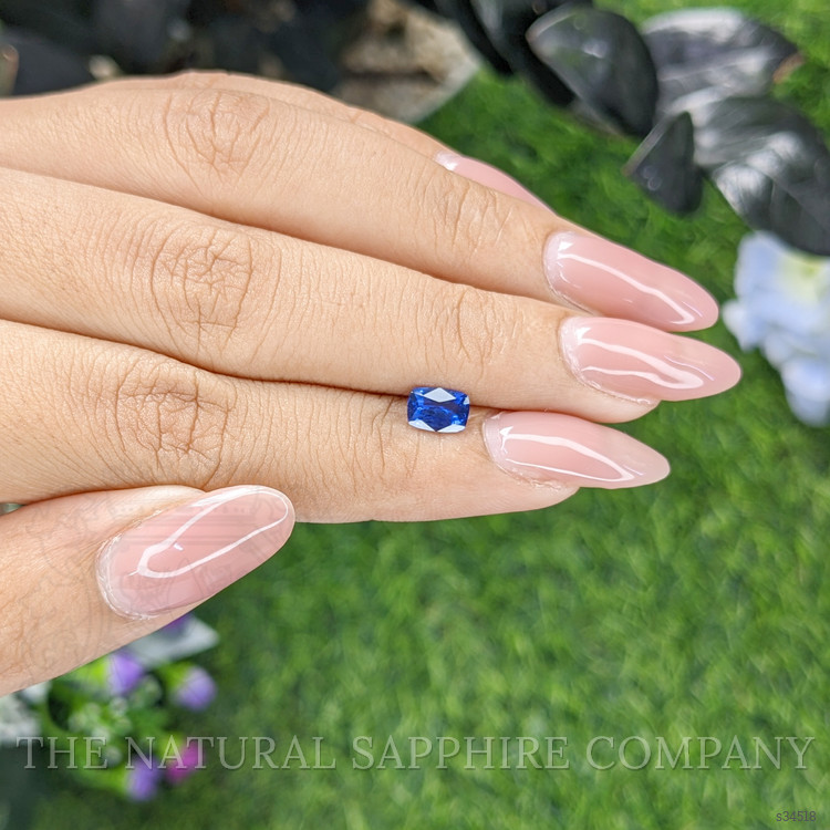 0.76 Ct. Blue Sapphire from Tanzania