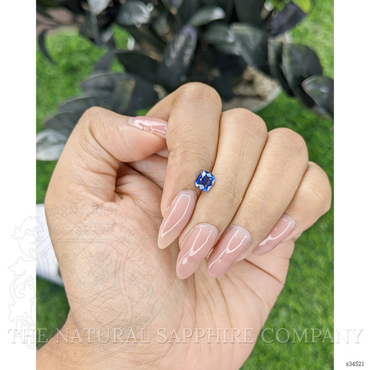 0.83 Ct. Blue Sapphire from Tanzania