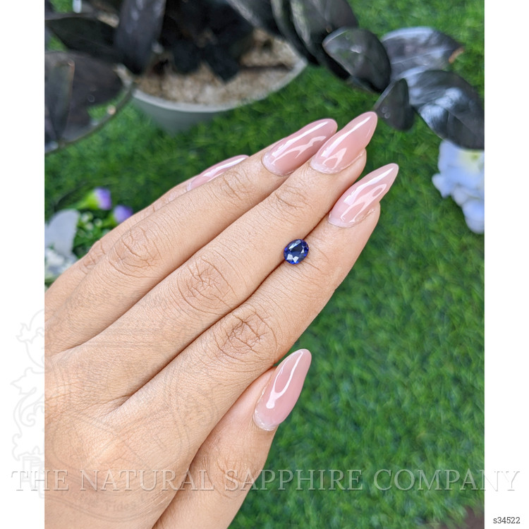 0.95 Ct. Blue Sapphire from Tanzania