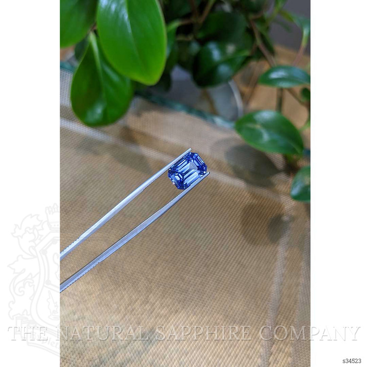 6.84 Ct. Blue Sapphire from Ceylon (Sri Lanka)