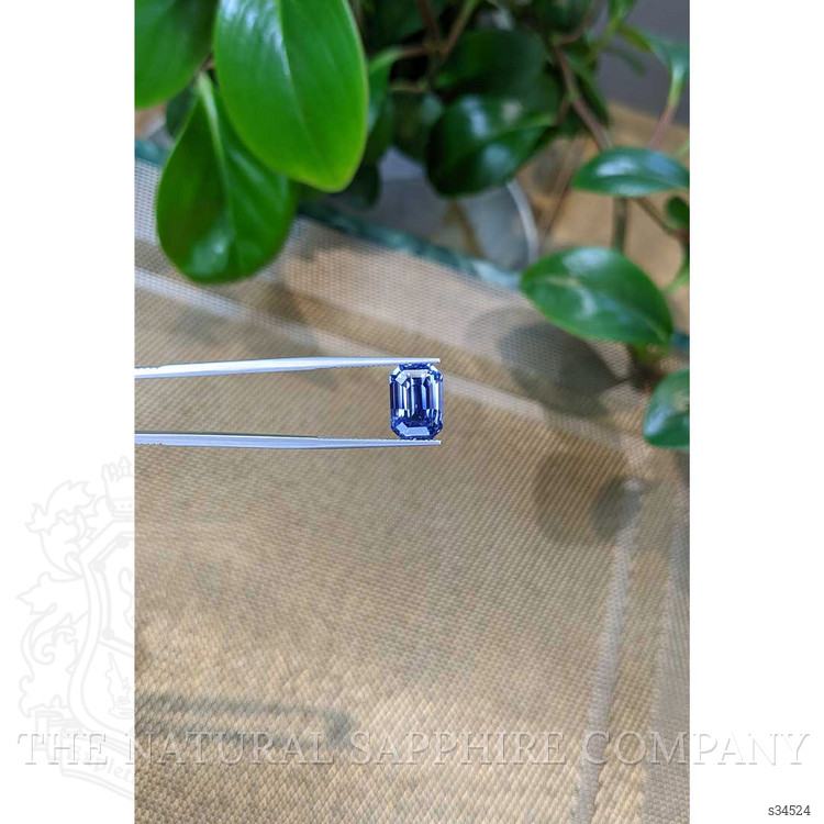 7.61 Ct. Blue Sapphire from Ceylon (Sri Lanka)