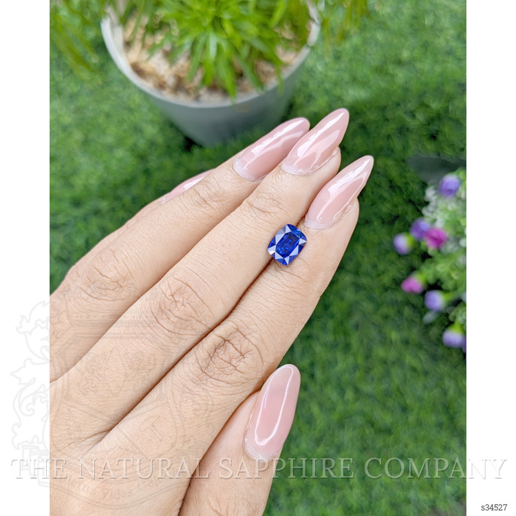 1.68 Ct. Blue Sapphire from Ceylon (Sri Lanka)