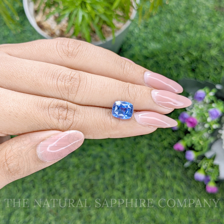 3.72 Ct. Blue Sapphire from Ceylon (Sri Lanka)