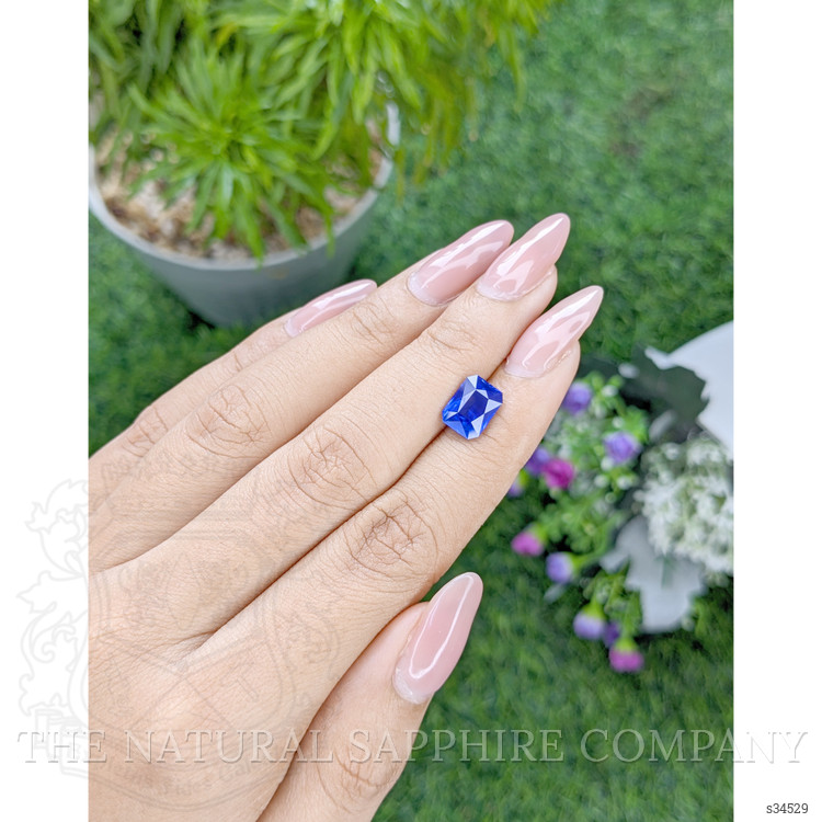 2.74 Ct. Blue Sapphire from Ceylon (Sri Lanka)