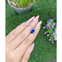 3.31 Ct. Blue Sapphire from Ceylon (Sri Lanka) Life Style