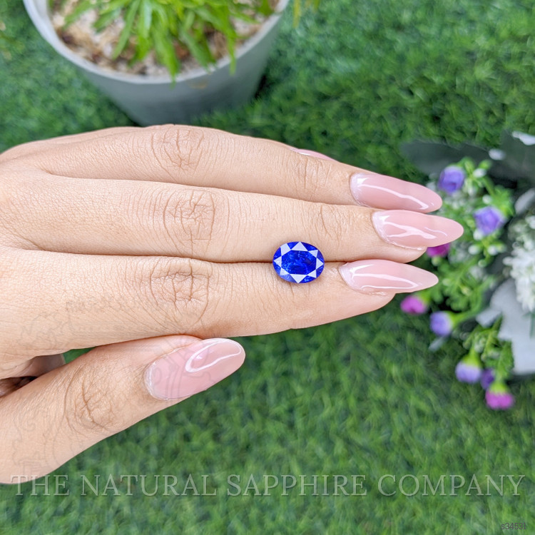 3.80 Ct. Blue Sapphire from Ceylon (Sri Lanka)