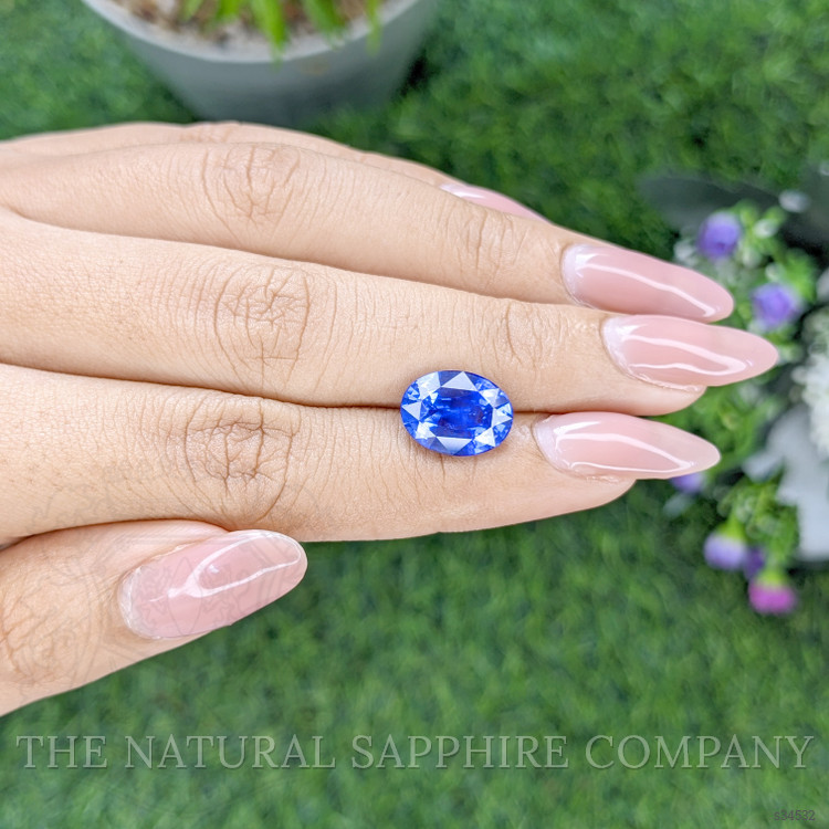 5.04 Ct. Blue Sapphire from Ceylon (Sri Lanka)
