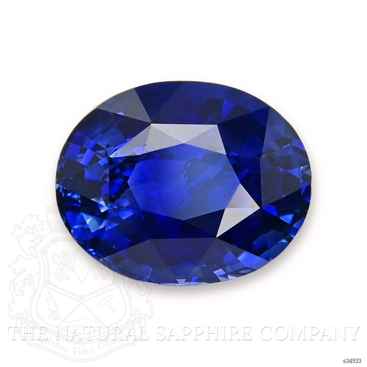 4.01 Ct. Blue Sapphire from Ceylon (Sri Lanka)
