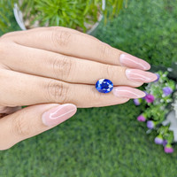 4.01 Ct. Blue Sapphire from Ceylon (Sri Lanka) Life Style