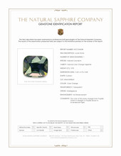 0.90 Ct. Color Change Sapphire from Madagascar Scan Report