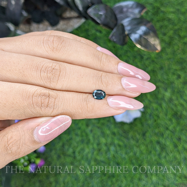 0.92 Ct. Greenish Blue Sapphire from Madagascar