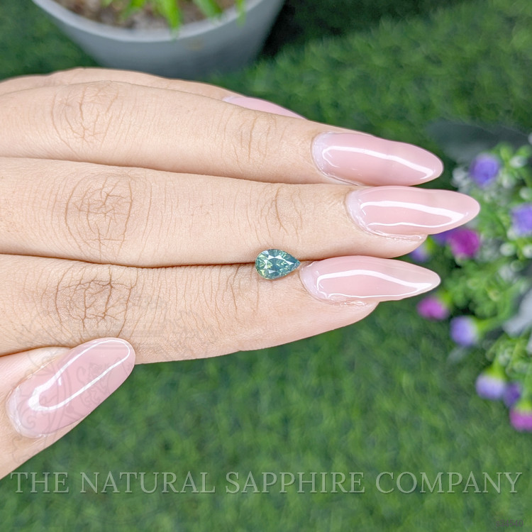 0.79 Ct. Bluish Green Sapphire from Madagascar