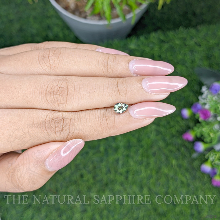 0.81 Ct. Yellowish Green Sapphire from Madagascar