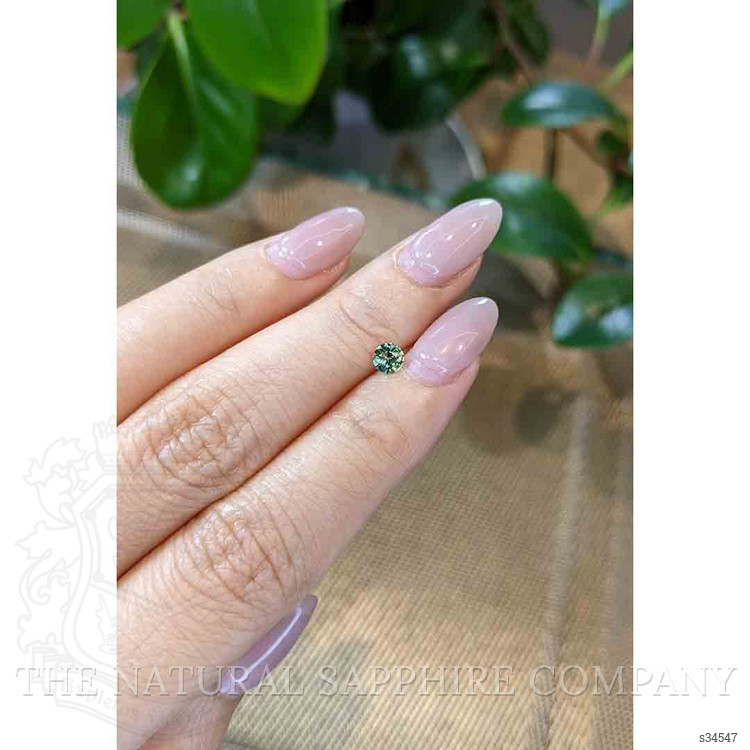 0.39 Ct. Bluish Green Sapphire from Madagascar