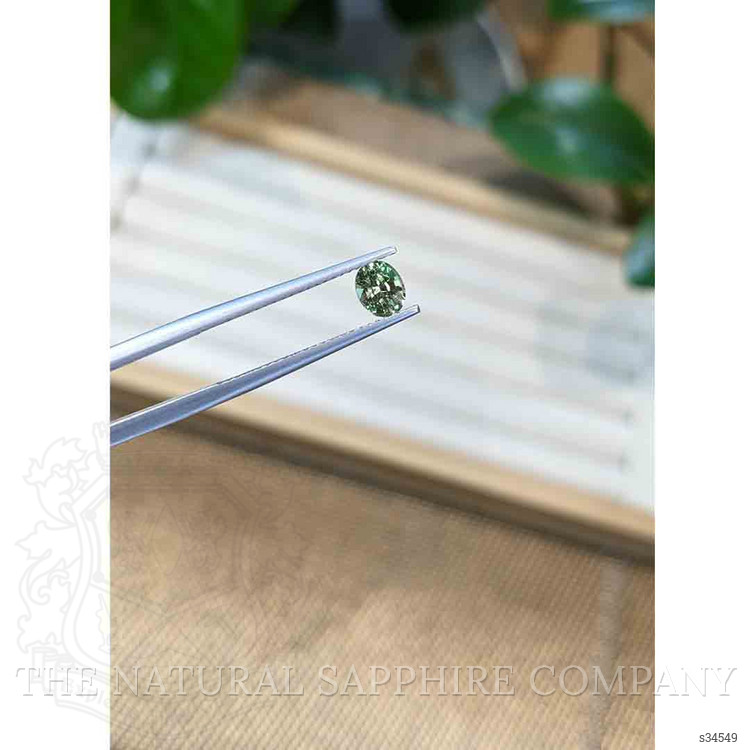 0.70 Ct. Bluish Green Sapphire from Madagascar