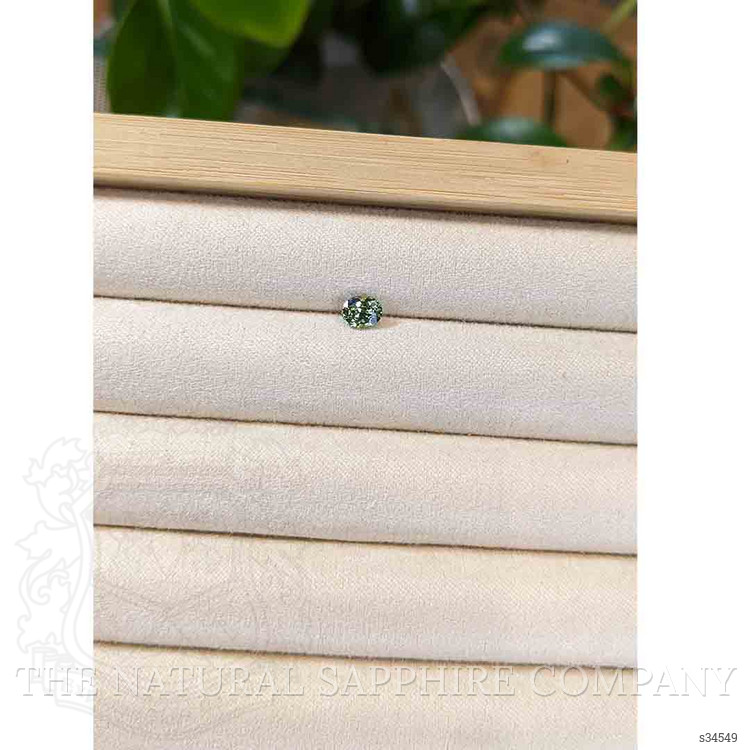 0.70 Ct. Bluish Green Sapphire from Madagascar