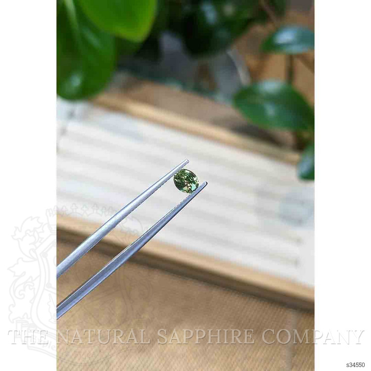 0.69 Ct. Green Sapphire from Madagascar