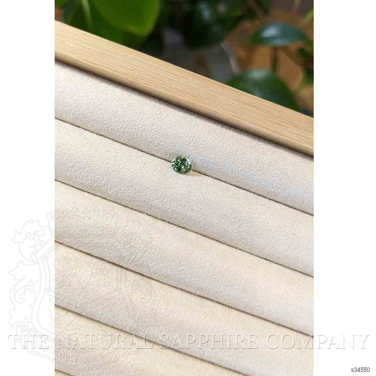 0.69 Ct. Green Sapphire from Madagascar