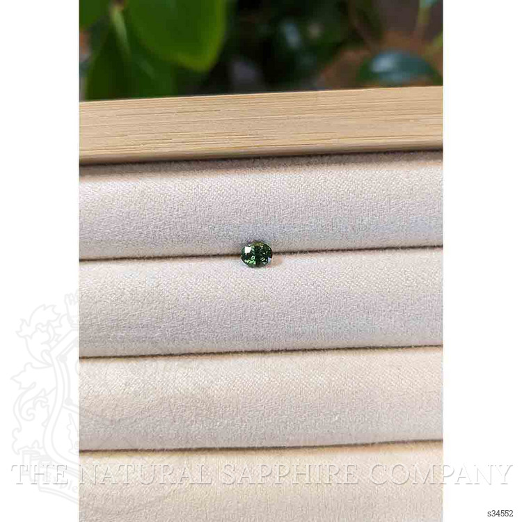 0.56 Ct. Bluish Green Sapphire from Madagascar