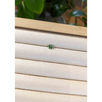 0.68 Ct. Green Sapphire from Madagascar Life Style