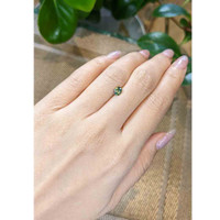 0.64 Ct. Bi Color Sapphire from Madagascar Life Style