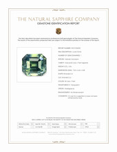 2.06 Ct. Bi Color / Parti Sapphire from Madagascar Scan Report