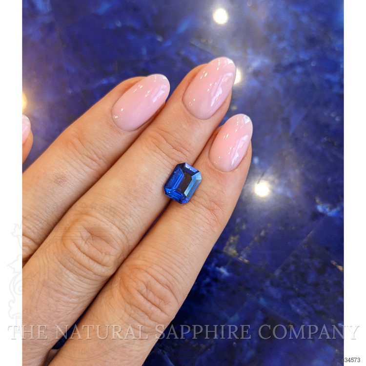 2.33 Ct. Blue Sapphire from Ceylon (Sri Lanka)