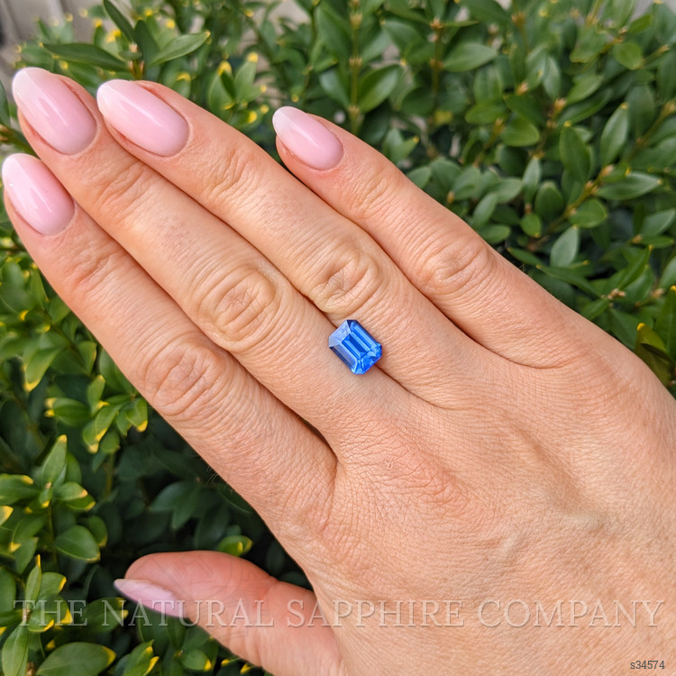 2.69 Ct. Blue Sapphire from Ceylon (Sri Lanka)