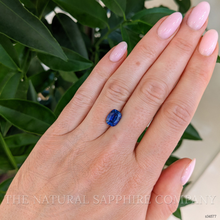 2.29 Ct. Blue Sapphire from Ceylon (Sri Lanka)