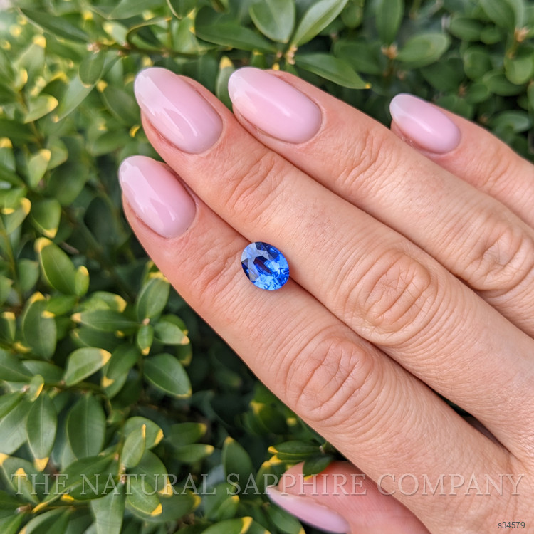 1.91 Ct. Blue Sapphire from Ceylon (Sri Lanka)